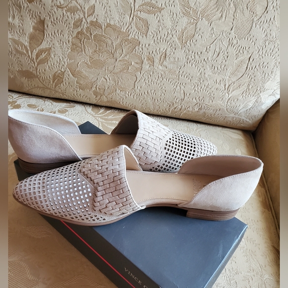 Vince Camuto Reshila D'orsay Flat/Storm Grey Suede - Picture 5 of 8